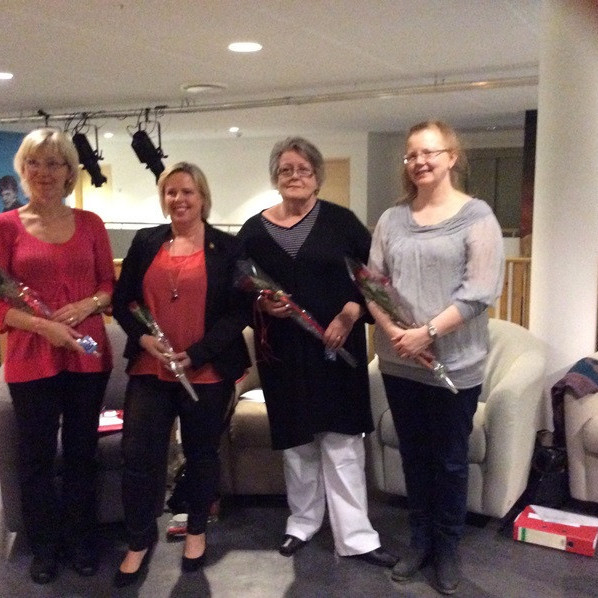 Ný stjórn kosin á aðalfundi 28. apríl 2014: Sigrún Ásta formaður, Kristín ritari, Geirþrúður og Þórdís meðstjórnendur.