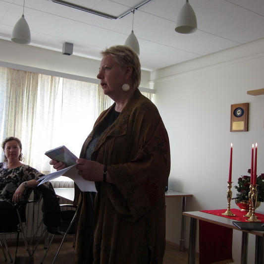 Rósa ávarpar gestina