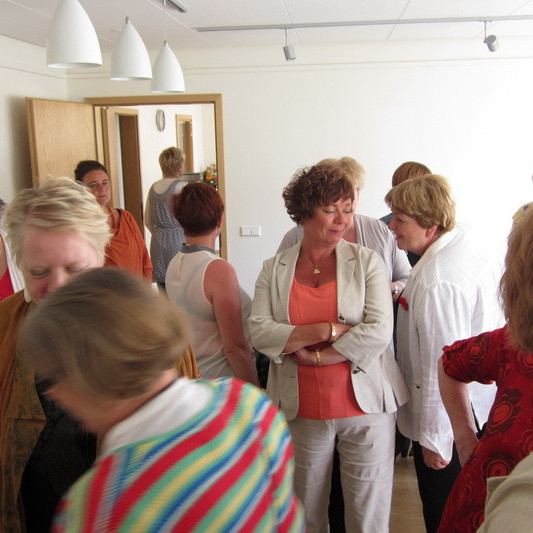 Það var mikið spjallað!