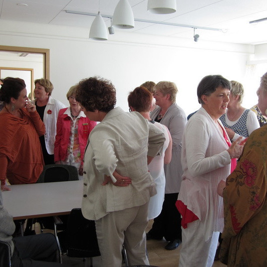 Það var mikið spjallað!