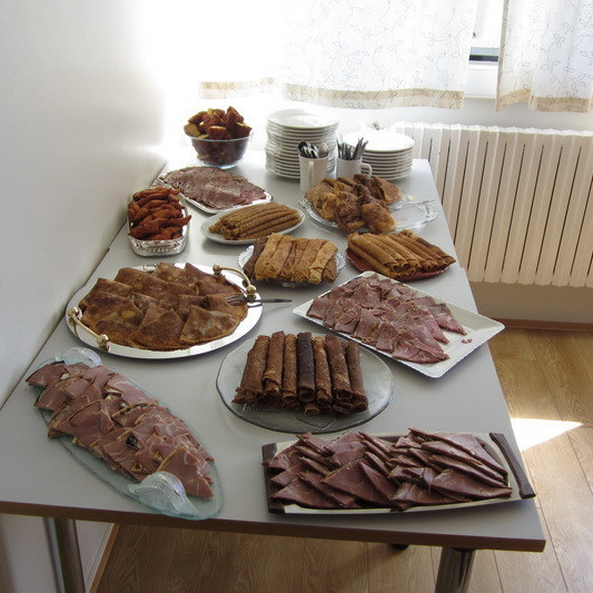 Veitingarnar voru ekki af verri endanum :-)