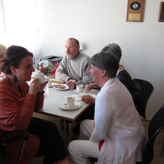 Það var mikið spjallað!