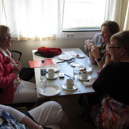 Það var mikið spjallað!