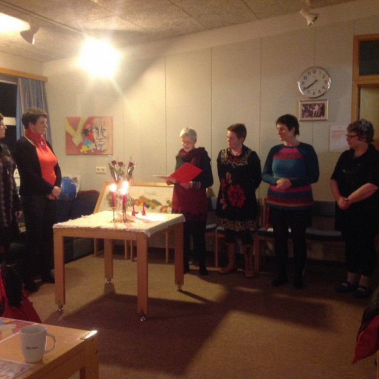 Frá inntöku nýrra félagskvenna á fundi 21. nóvember 2013