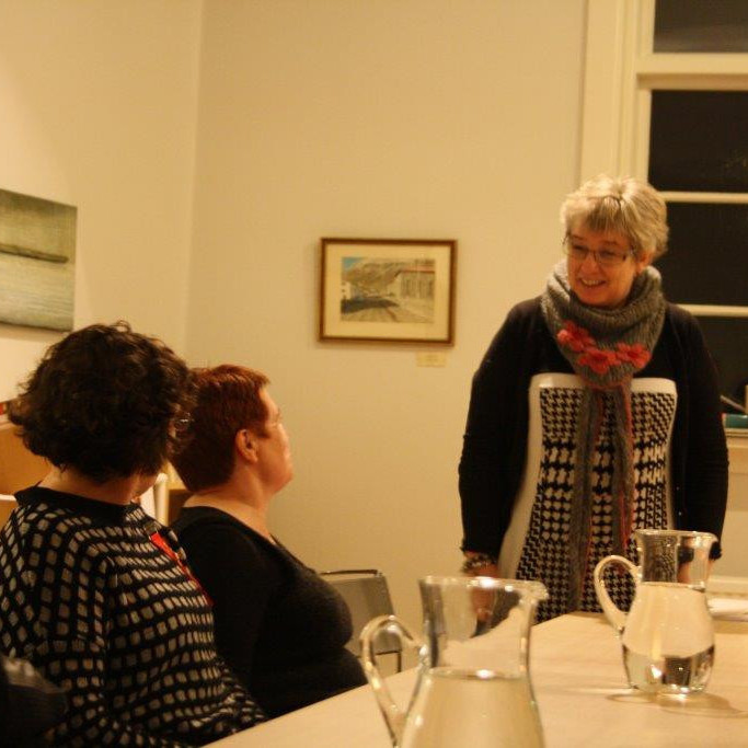 Gesturinn okkar, Bryndís Sigurðardóttir, sagði okkur frá starfinu sínu sem framkvæmdastjóri.