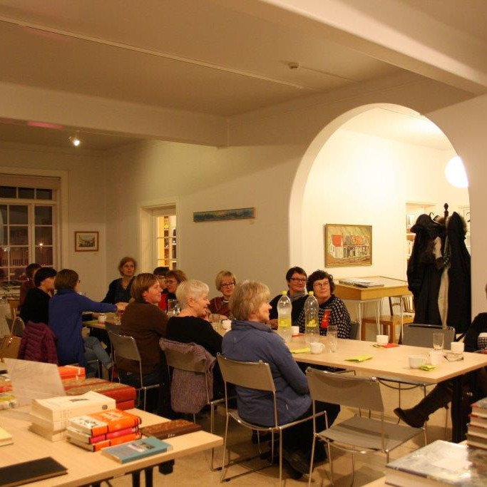 Fundurinn fór fram í sal Listasafnsins á Gamla sjúkrahúsinu