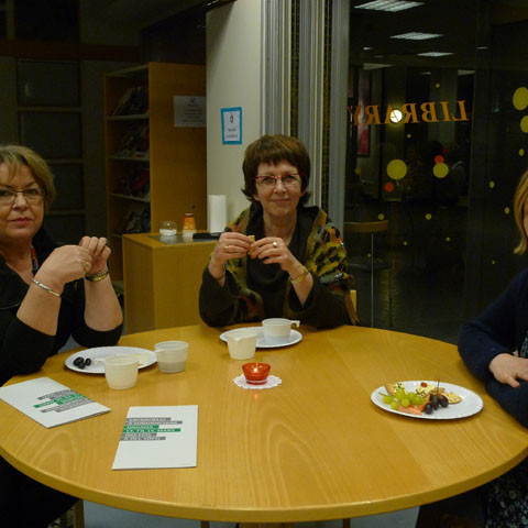 Svipmyndir af fundargestum