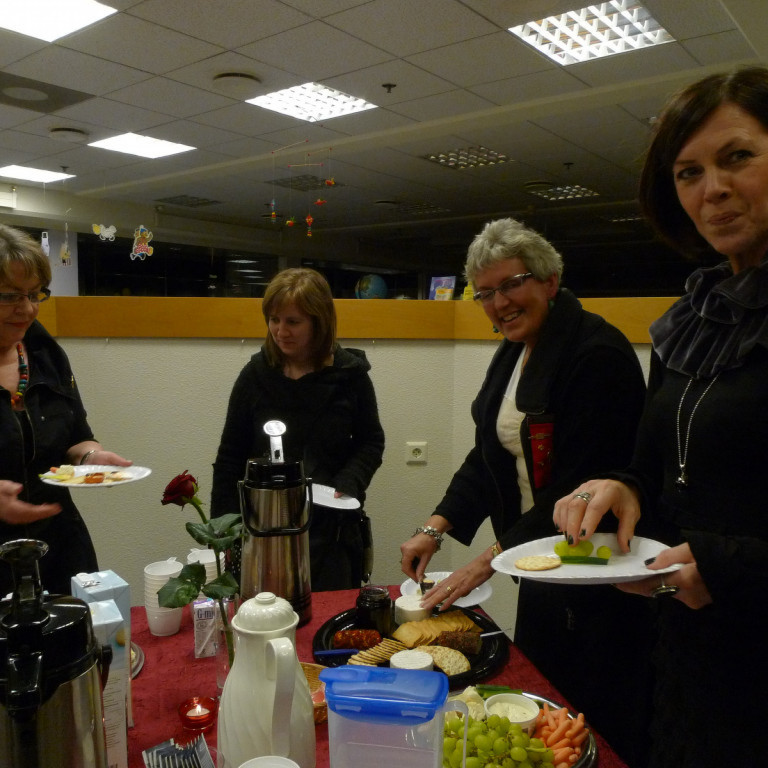 Svipmyndir af fundargestum