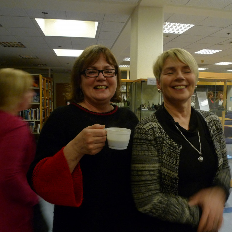 Svipmyndir af fundargestum