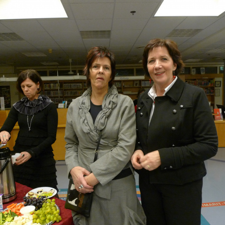 Svipmyndir af fundargestum