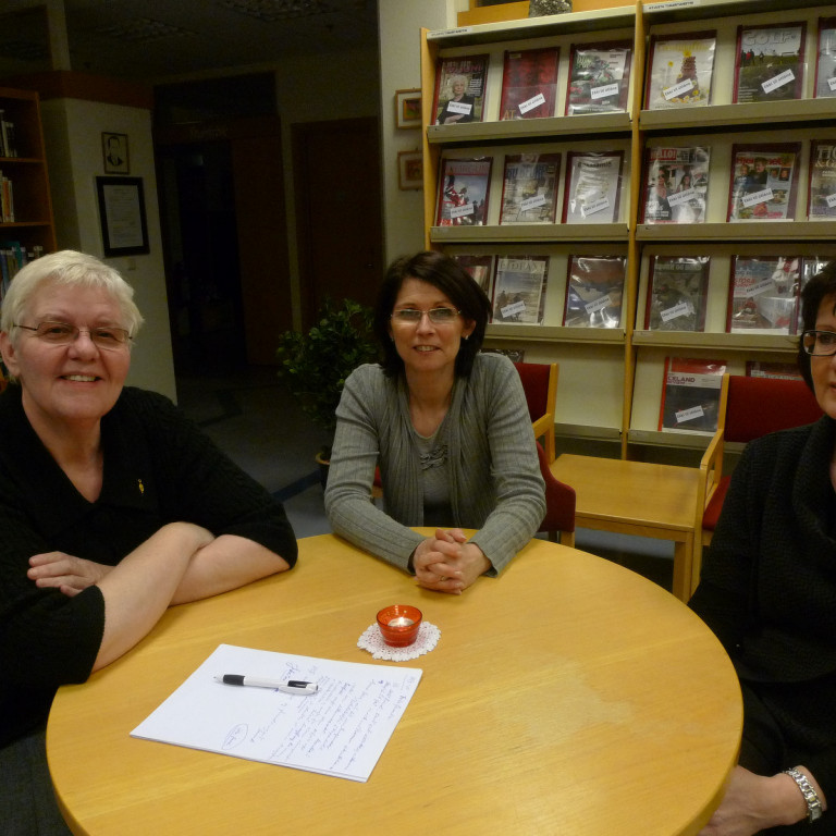 Svipmyndir af fundargestum