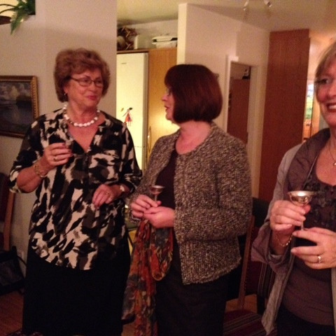 Hjá Sirrý í tilefni afmælis hennar