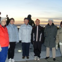 Við upphaf göngunnar.