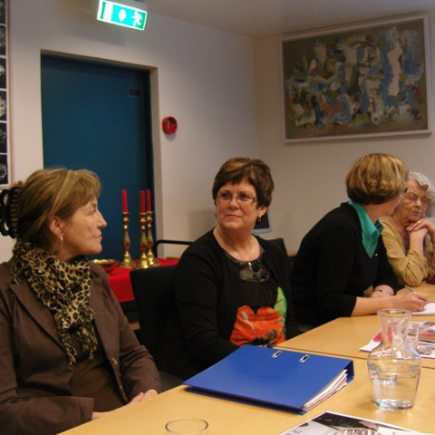 Fremst til vinstri eru Soffía Sigurjónsdóttir og Elísabet Jóhannesdóttir