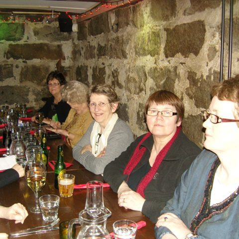 Delta konur áttu góða stund saman eftir fundinn í Borgarbókasafni