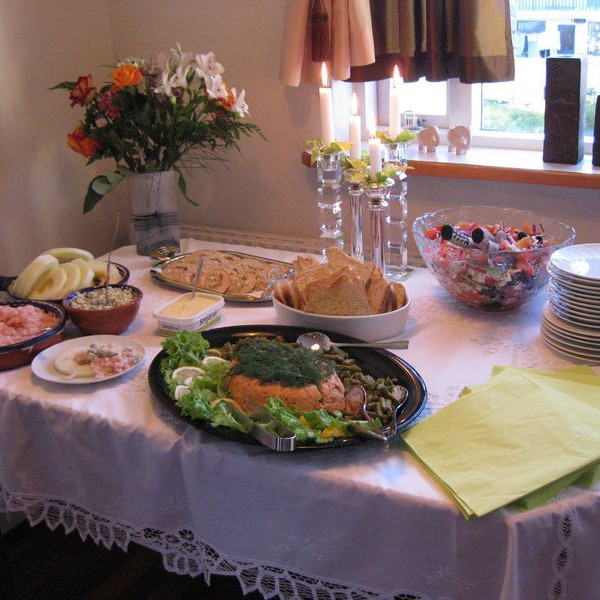 Glæsilegt forréttaborð