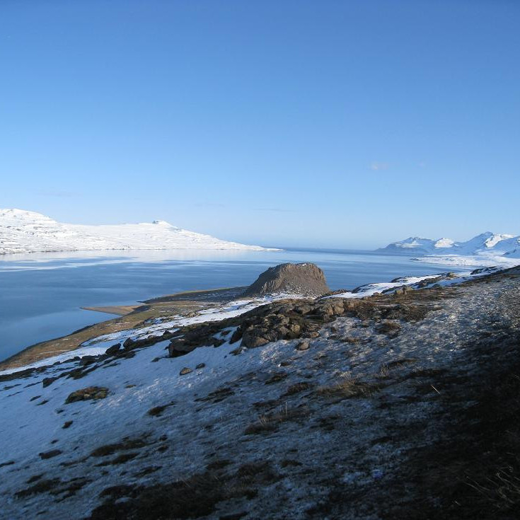 mynni_reydarfjardar__holmanes_i_forgrunni-_ferdavedur_var_gott_thennan_dag