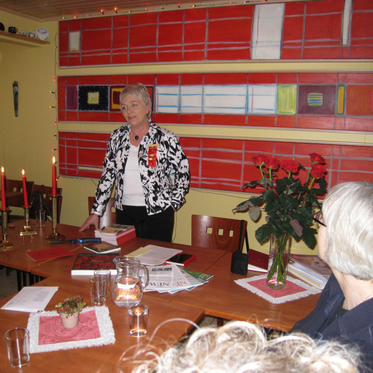 Ingibjörg Einarsdóttir var gestur fundarins