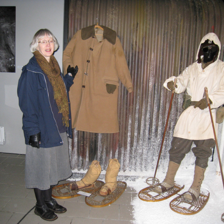 Á stríðsárasafninu Reyðarfirði, Helga Hreinsd.