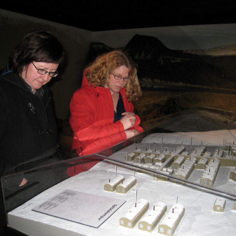 Kampurinn skoðaður