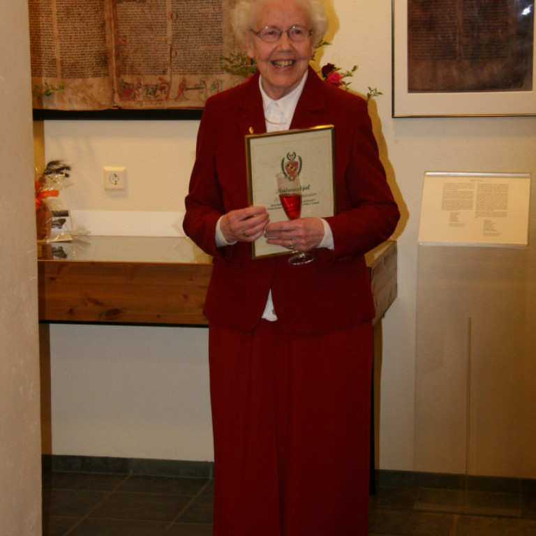 Þuríður Kristjánsdóttir heiðursverðlaunahafi.