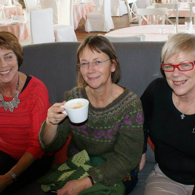 Sísa, Rósa Marta og Sigga.