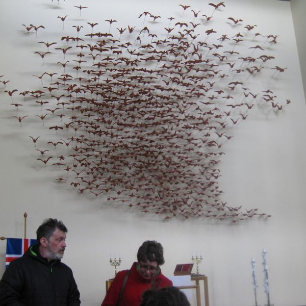 Í Ísafjarðarkirkju.