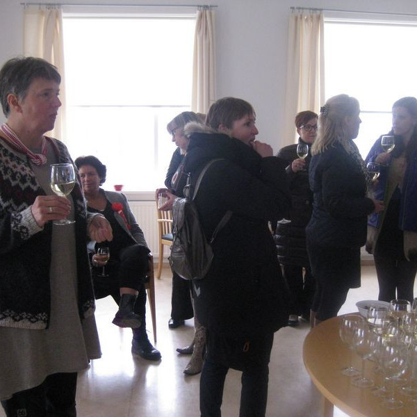 Iotadeild stóð fyrir móttöku í Safnahúsinu á Ísafirði.