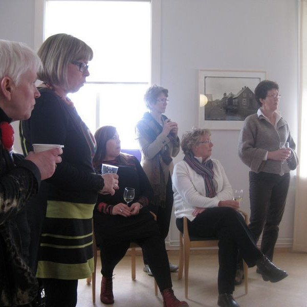 Iotadeild stóð fyrir móttöku í Safnahúsinu á Ísafirði.