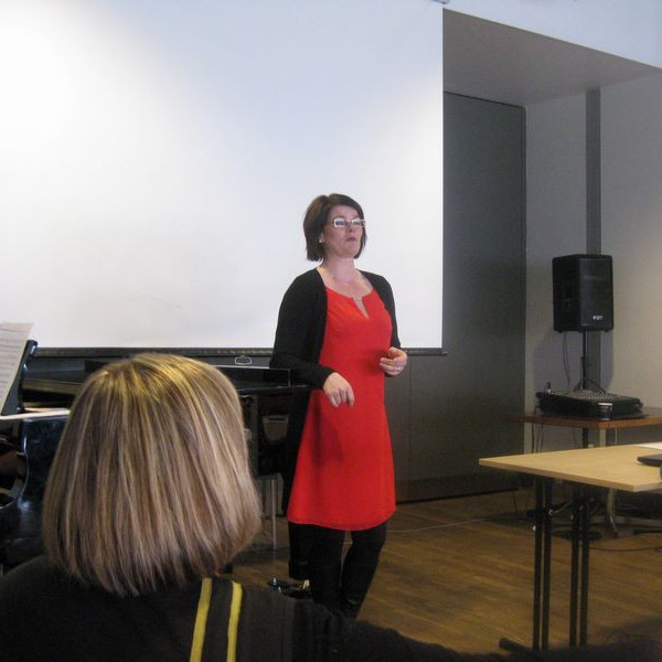 Sigrún Pálmadóttir söngkona.