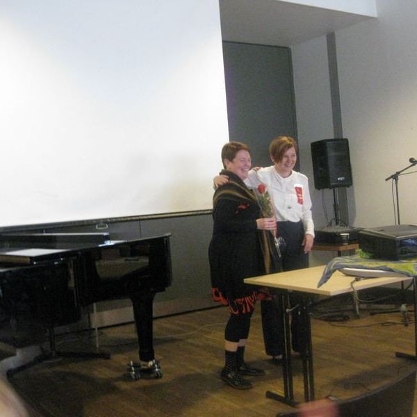 Jónína Benediktsdóttir formaður Iotadeildar ásamt Guðbjörgu M. Sveinsdóttur landsambandsforseta.