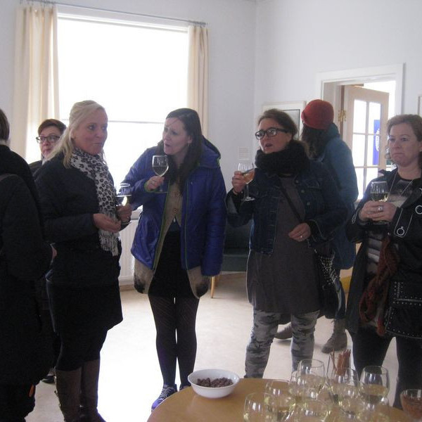 Iotadeildin stóð fyrir móttöku í Safnahúsinu á Ísafirði.