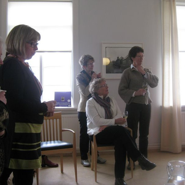 Iotadeildin stóð fyrir móttöku í Safnahúsinu á Ísafirði.