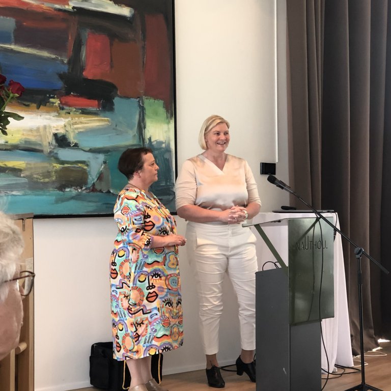 Edda Pétursdóttir og Hanna Halldóra Leifsdóttir