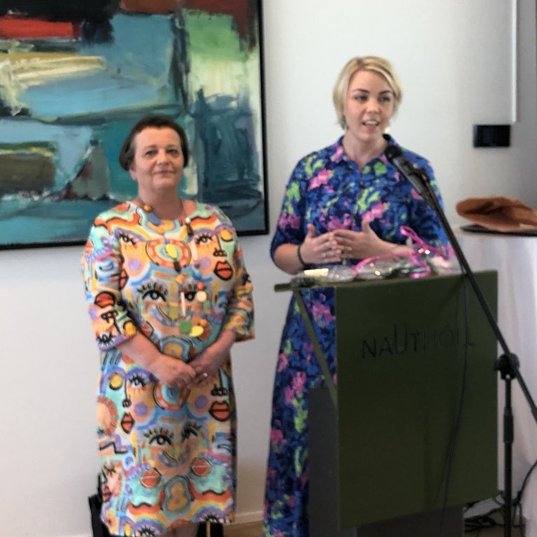 Edda Pétursdóttir og Hrefna Sigurjónsdóttir