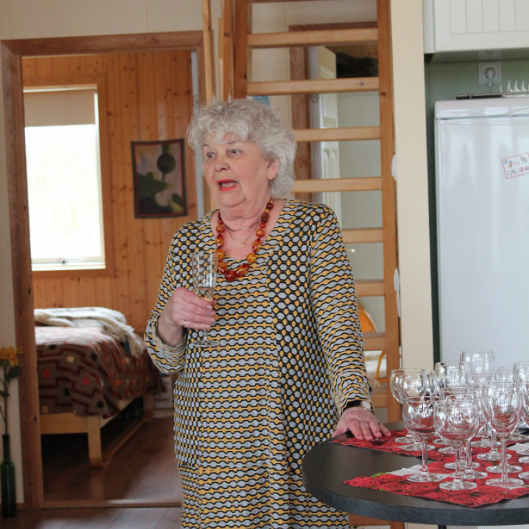 Hertha býður Gammasystur velkomnar að Augabrún