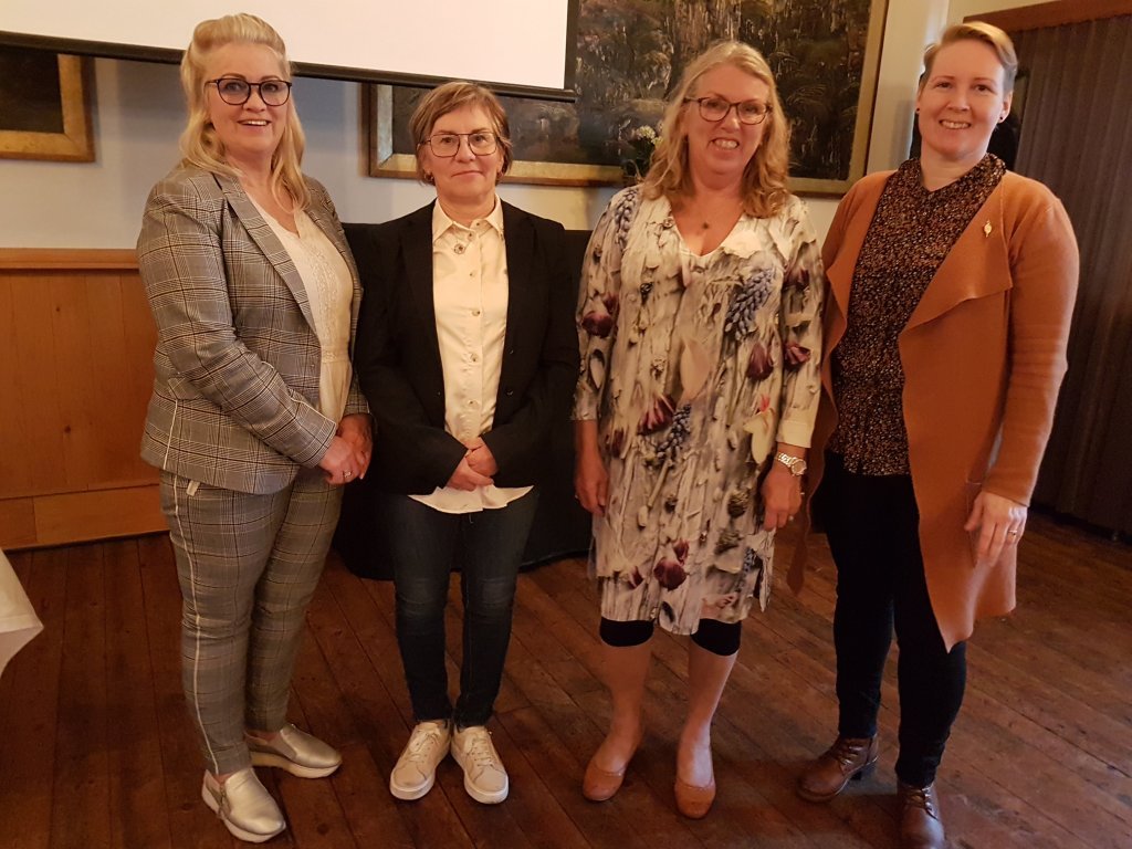 Ný stjórn: Guðríður, Eydís Katla, Guðrún Sigríks og Margrét G.