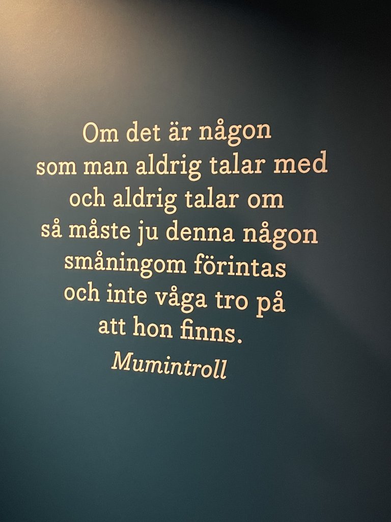 Á Múmínsafninu í Tampere