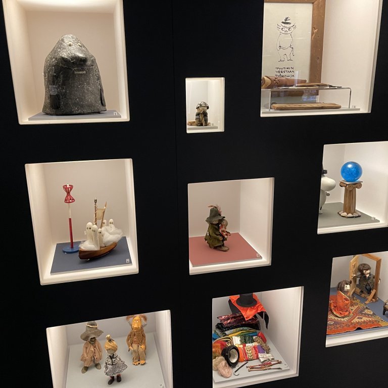 Á Múmínsafninu í Tampere