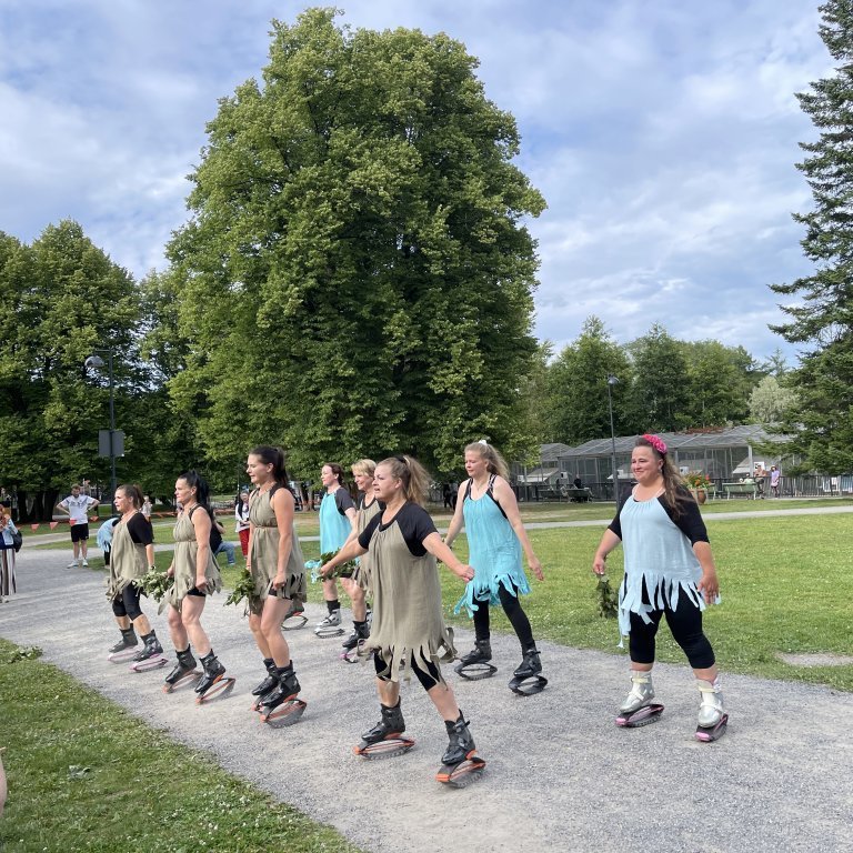 Skemmtiatriði á Night in the Park