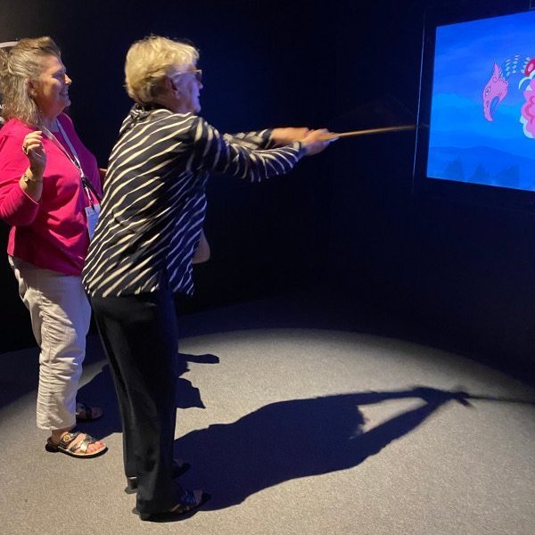 Sigrún Jóhannesdóttir spreytir sig á 