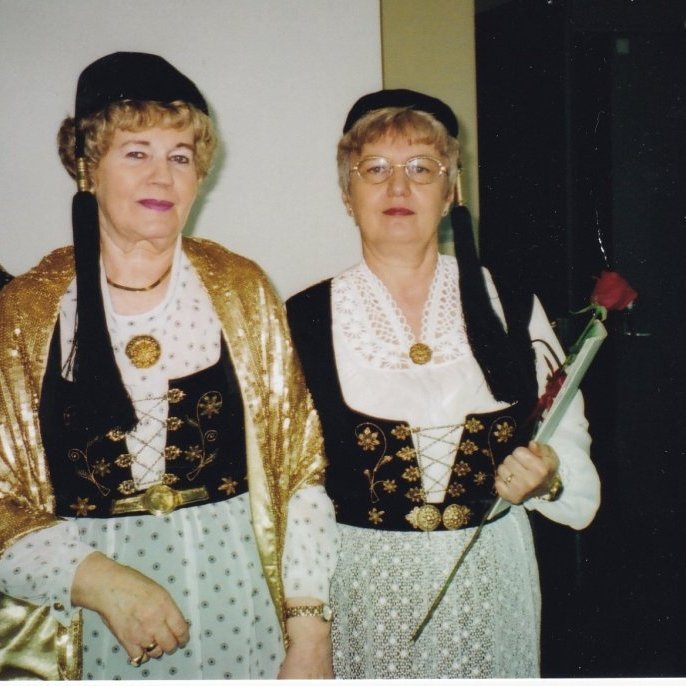 Áslaug Brynjólfsdóttir landssambandsforseti og Sigrún Klara Hannesdóttir Evrópuforseti