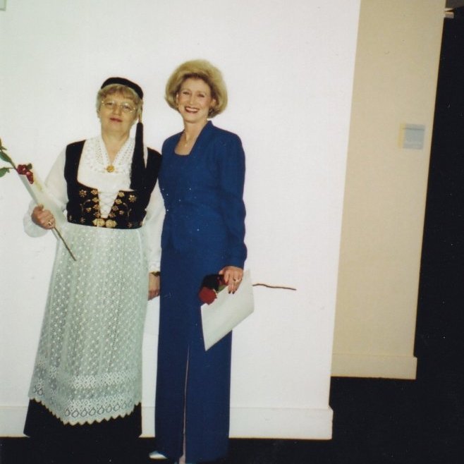 Sigrún Klara Hannesdóttir, Evrópuforseti og Bevery Helms (USA)