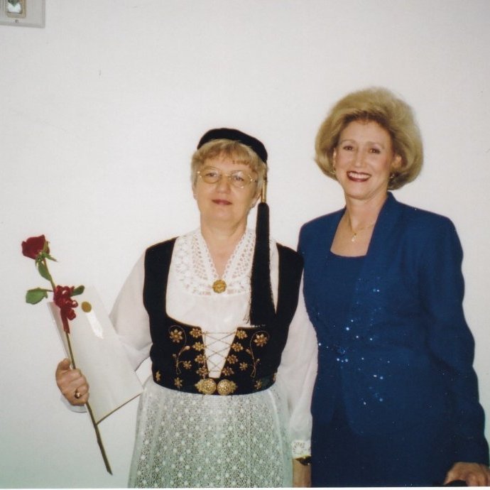 Sigrún Klara Hannesdóttir, Evrópuforseti og Bevery Helms (USA)