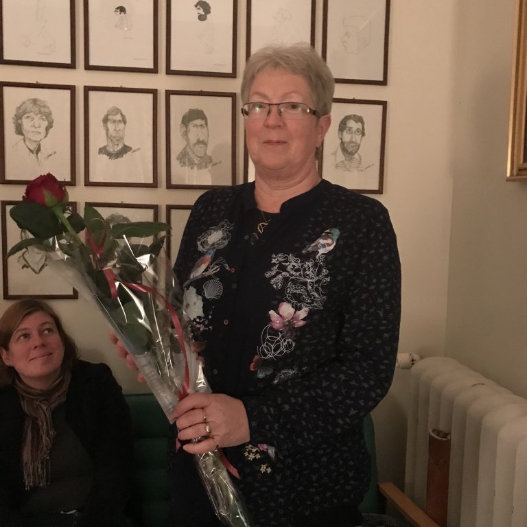 Jóhanna Þorsteinsdóttir varð sjötug í desember og fékk gjöf af því tilefni. Til hamingju Jóhanna :-)