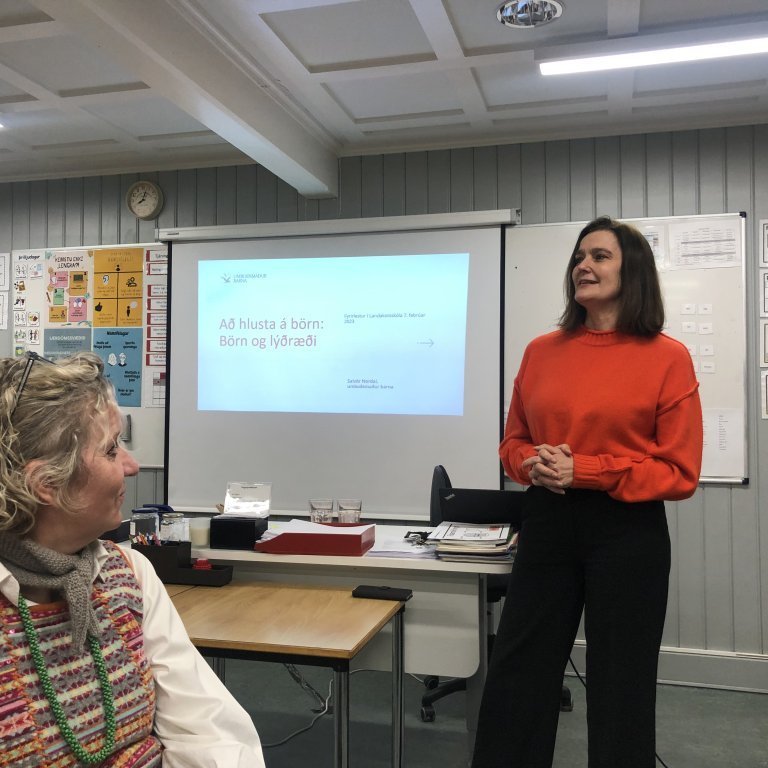 Ingibjörg Jóhannsdóttir og Salvör Nordal