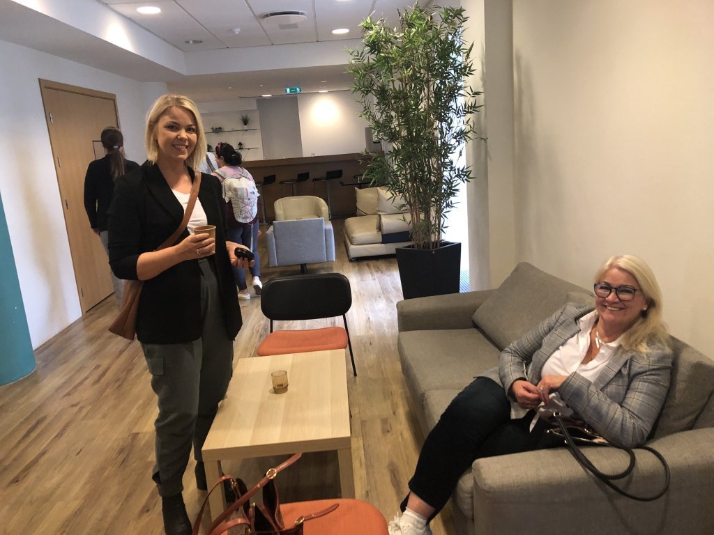 Hrefna Sigurjónsdóttir, Gammadeild og Guðríður Egilsdóttir, Zetadeild