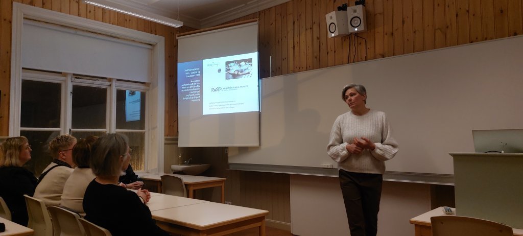 Ingibjörg Magnúsd. íþróttakennari í MA segir okkur frá svefnrannsókn sem framkvæmd var í MA