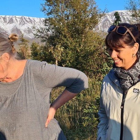 I Dyngjunni listhús - Aðalbjörg og Hadda