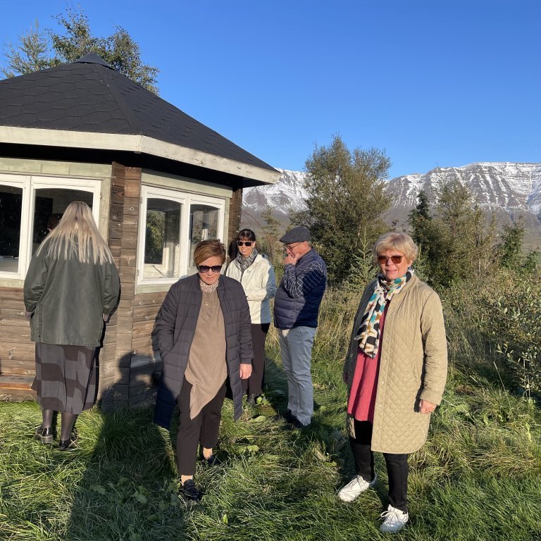 Hjá Höddu (Guðrúnu Bjarnadóttur) í Dyngjunni listhús